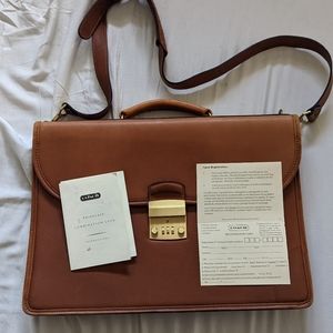 Vintage Coach Briefcase Combination Lock brown